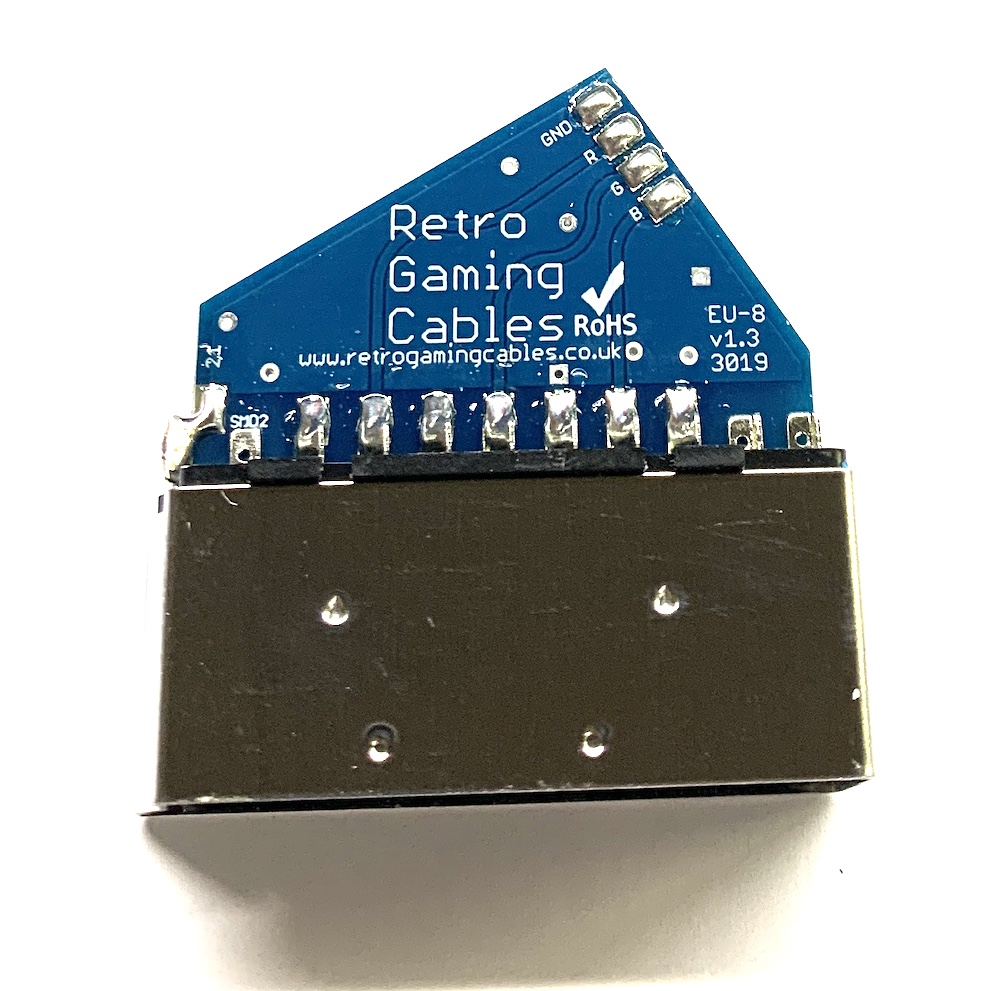 RGB SCART cables wired for Composite sync CSYNC LM1881 sync separator